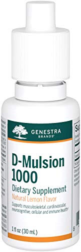Genestra Brands - D-Mulsion 1000 - Emulsified Vitamin D - Citrus Flavor - 1 fl oz (30 ml)