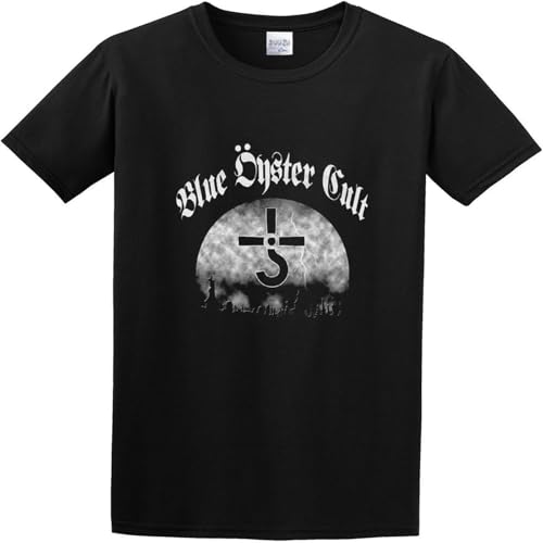 Photo de Short Sleeved Mens T-Shirt Blue Oyster Cult GraveyardMens Tees Black L