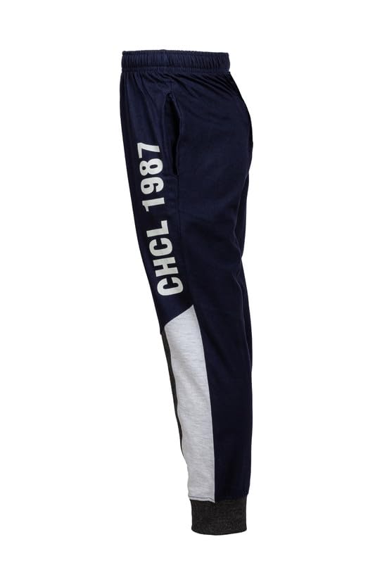 Image of chopper club Boys 6-14 Years Jogger Track Pants Cotton Regular Fit Sweatpants Lowers Pack of 2