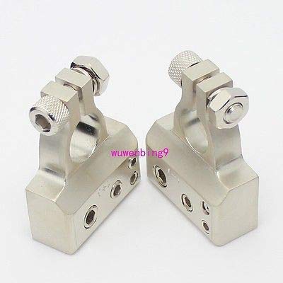 Wiring Connecting Terminals - 2pcs(- and +) Car Battery Terminal Clamp Copper Alloy Connector with Cover