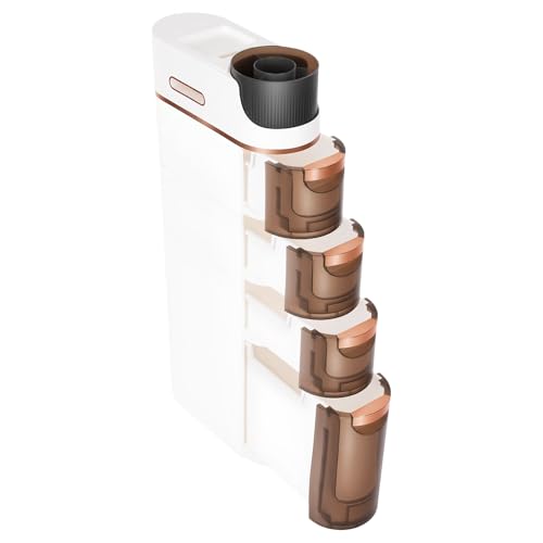 4-stöckiger Schmaler Badezimmer Organisator, Badezimmerschrank, Badschrank, Badezimmermöbel mit Rollen und Schubladen, Aufbewahrungsschrank für Wohnzimmern, Bädern