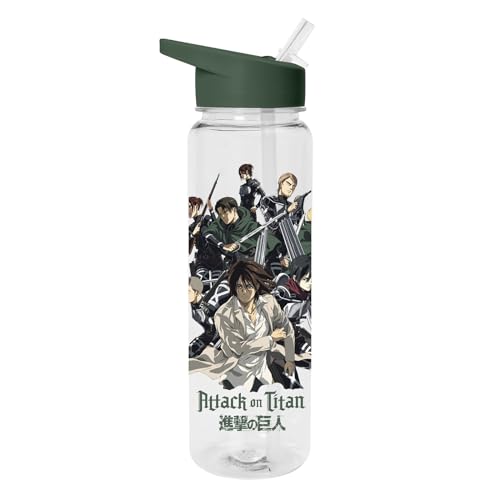 Plastic Drinks Bottle - Attack On Titan S4 (Strike Team), Multicolor, 700 ml