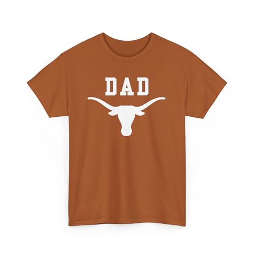 Texas Longhorn Dad Logo Tee Shirt T-Shirt Game Day Clothing Sports Wear Gift