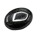 Black Tourmaline Crystals and Healing Stones - Large Palm Stone Crystals Piedra - Crystal for Good Luck, Positive Energy, Meditation - Unique Stocking Stuffers and Birthday Gifts for Women, Men