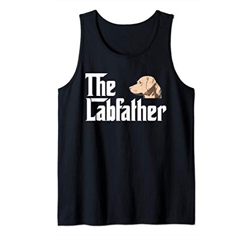 The Labrador Father Tees Funny Lab Dad Gifts Camiseta sin Mangas