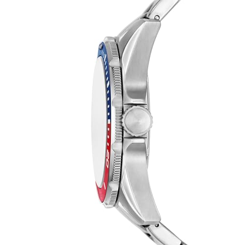 Image of Fossil Dalton Silver Quartz Stainless Steel Watch BQ2883