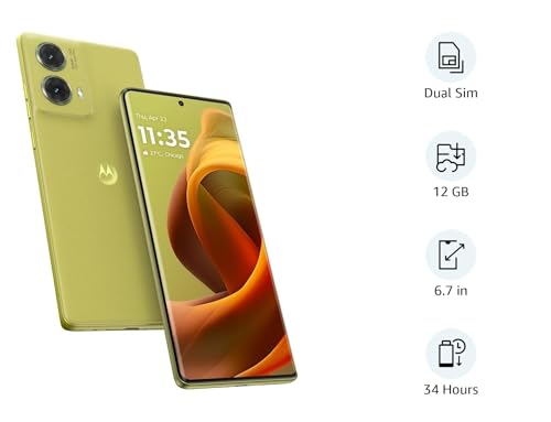 MOTOROLA G85 5G, 12GB RAM, 256 GB ROM, Snapdragon 695 5G, 6.67" pOLED Display 120Hz, Android 14, Olive Green