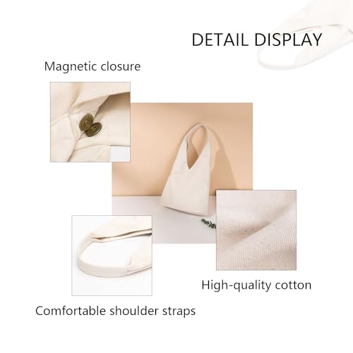 Canvas shoulder bag women celebrity art small fresh temperament all-match casual cloth bag3