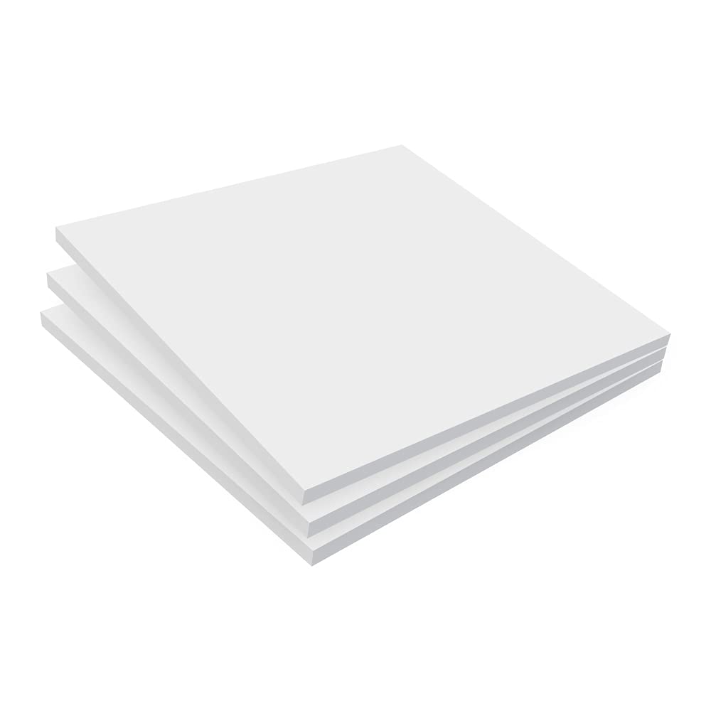 Buy Expanded PVC Sheet 10" x 10" White Printable Rigid PVC Board Sintra