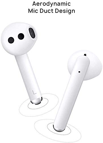 HUAWEI FreeBuds 3 - Wireless Bluetooth Earphone with Intelligent Noise Cancellation (Kirin A1 Chipset, Ultra-Low Latency, Fast Bluetooth Connection, 14mm Speaker, Quick Wireless Charging) (White)