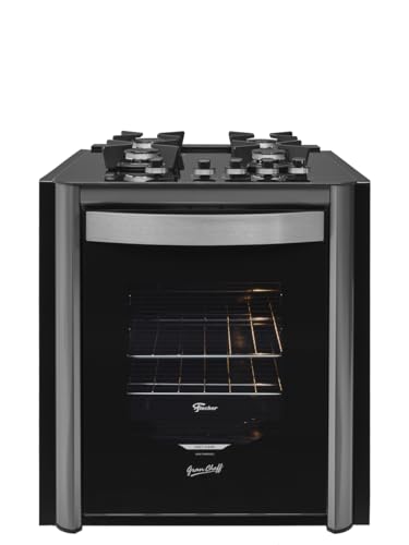 FOGÃO DE PISO EMBUTIR À GÁS 4Q GRAN CHEFF SILVER 127V - 32750-92664