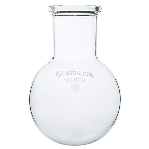 Chemglass CG-1337-06 Series CG-1337 Evaporating Flask, Compatible with Buchi, Flange, Large Scale, 100 mm Flange, 435 mm Height, 20 L Capacity