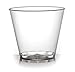 Fineline Savvi Serve 409-CL 9 oz. Squat Clear Hard Plastic Tumbler - 500/Case