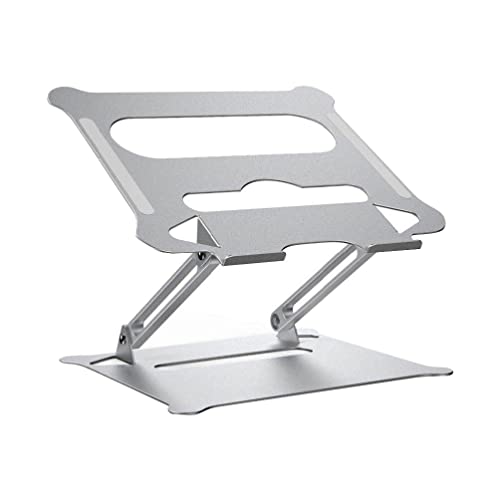KOMBIUDA Stand Aluminum Alloy Stand Height-Adjustable Notebook Holder Silver