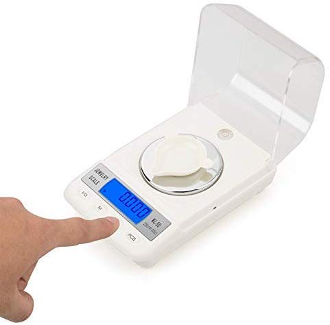 Taoke Precision Measurement 0.001g Precision Digital Jewelry Scale 50g 0.001 Electronic Diamond Milligram Ounce Scales Gem Carat Lab Counting Weight Balance,Portable and Easy to use