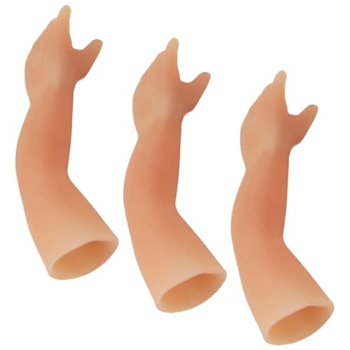 Operitacx Halloween Prop 3pcs Tiny Hand Props Mini Hand Trick Toy Finger Hands for Fingers Gimmick Halloween Disaeared Trick Party Favors