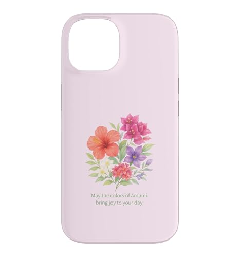 �����̐F�ʂ�Z���{�^�j�J�� �u�[�P �EAmami Island Botanical Floral Bouquet �X�}�z�P�[�X iPhone 14 �p