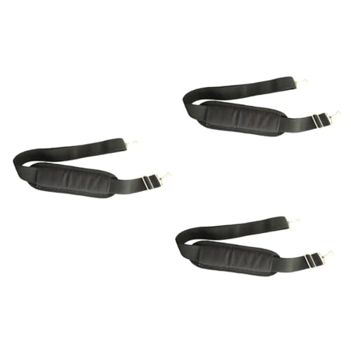 3pezzi Borsa Tracolla Per Laptop Con Cinghia Sostituibile Nero Per Borse Spalla Zaini e Borsette Facile Da Installare e Resistente