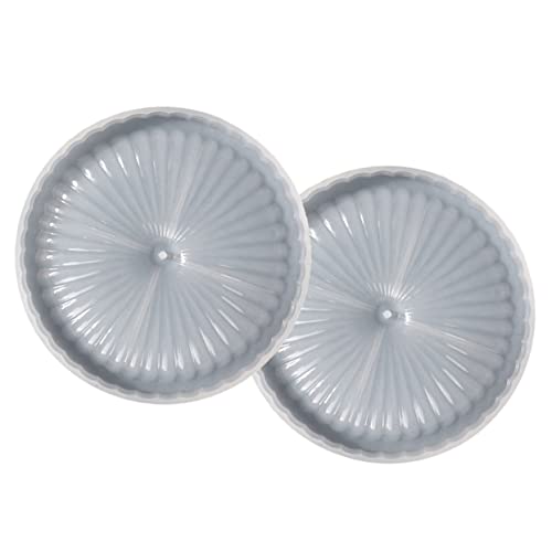 VILLCASE 6 Peças Molde De Placa De Incenso Artesanato Faça Você Mesmo Molde Porta-incenso Diy Moldes