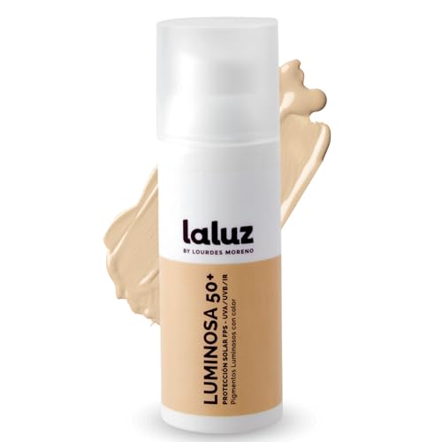 Lourdes Moreno - Protector Solar Facial 50 Con Color | 50 ml | Crema Solar Facial 50 con color para Todo Tipo de Pieles | Protector Solar Con Color Antimanchas y Antiedad | Hidratante Con Color