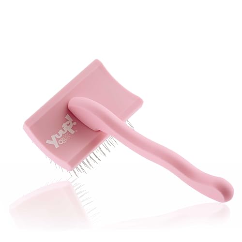 Brosse chien poil long YUUP dents longues haute densité pour démêlage chat