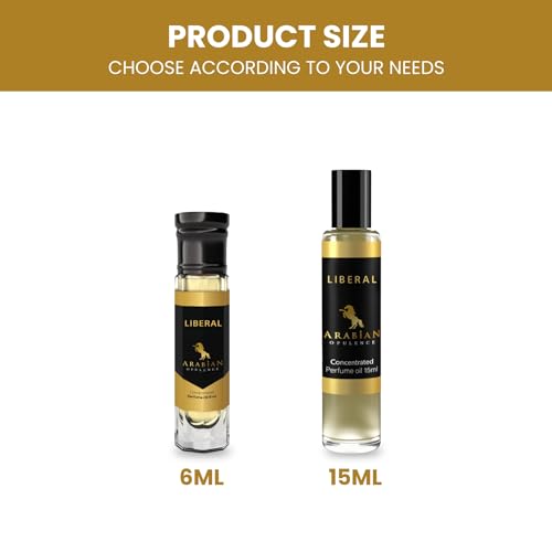 Arabian Opulence FR310 LIBERAL Roll-on Perfume Oil | Concentrated Fragrance Body Oil | Long Lasting Oil Based Perfume for Women | Travel Size Alcohol-Free Soft Perfume Oil Bottle (6ml) - Image 3