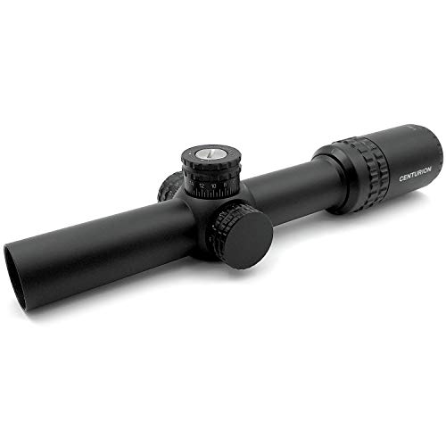 Ayin Sights Centurion 1-6X24 Tactical/Hunting Scope Red Moa Dot Reticle With Tactical Turrets, Throw Lever & Flip Caps #TOP6