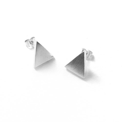Orecchini A Perno In Argento Sterling – Cuori E Forme Geometriche Di 5 Mm - 3