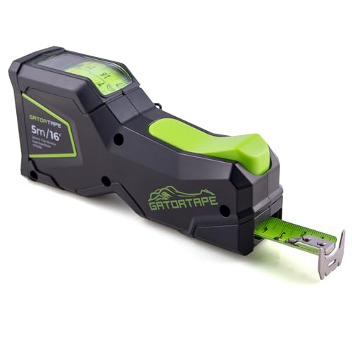 GATORTAPE MK2.0 – Precision Retractable Measuring Tape (Centimetres & Inches) | Top-View Internal Reading | Ideal for DIY, Carpentry & Construction