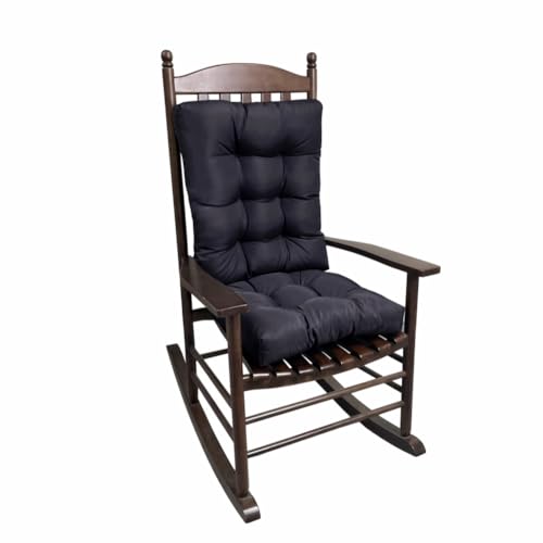 FLYSWUP Rocking Chair Cushion,Patio Chair Cushion,Overstuffed Seat Back Cushion Pad,Soft