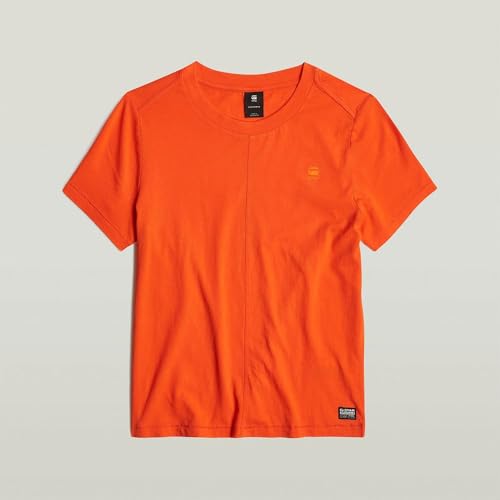 Miniatura 3 de G-Star Para Mujer Top Overdyed Front Seam, Naranja Jaffa D24499-4107-1857 , S