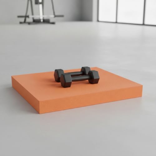Almohadilla de espuma con superficie texturizada, antideslizante, versátil para gimnasio en casa, púrpura vino oscuro miniatura 3