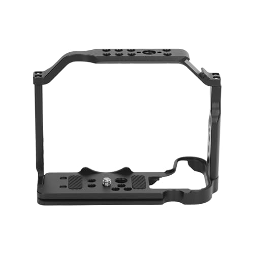 アルミ合金カメラケージ、カメラビデオケージフィルムムービー作成キット 1/4 3/8 ネジ穴コールドシュー、滑り止めカメラ延長ケージ R10 用