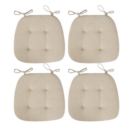 Coussin d'assise confortable pour chaises en bois et métal de cuisine et terrasse