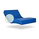 Geriafy - Materasso Professionale HR ad Alta Resilienza, 15 cm di spessore | Fodera Impermeabile | Adatto per letto elettrico (80x190 cm)