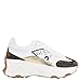 GUESS Women's Calebb5 Sneaker, White/Brown 145, 7