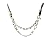 Double Chain Sweater Guard with Slim Clip - Retro Vintage Style by Hey Viv !