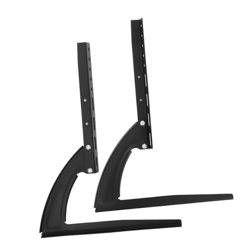 DOITOOL 1 Juego Base De Televisión Base De Pedestal para Televisión Reemplazo De Base De TV Soporte De TV Universal Soportes De Televisión Base Universal para Soporte De TV Planchar Black