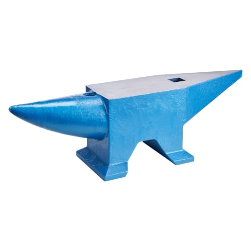 VEVOR Schmiede Amboss 60KG Schmiede Zubehör Amboss Werkzeuge geschmiedeter Stahl mit rundem und quadratischem Loch robust