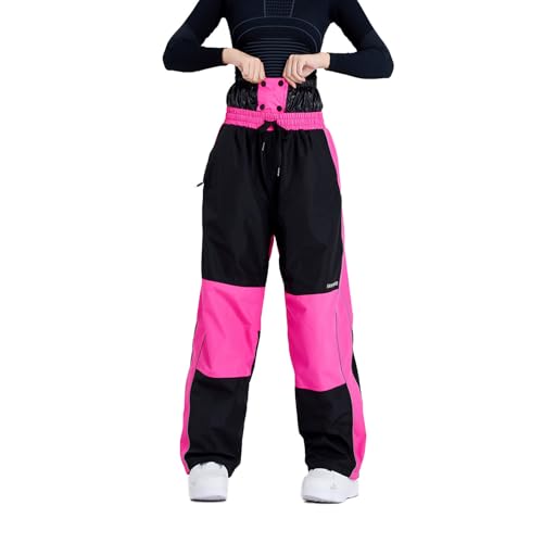 Womens Waterproof Insulated Ski Pants for Snowboarding