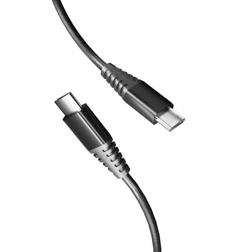 Image of Basesailor 100W USB C to Type C Nylon Braided Charger Cable [6 months WARRANTY] Fast Charging Cable Compatible for iPhone,Samsung,Oneplus,Nothing & Other Devices, High Speed Data Cable(Black)