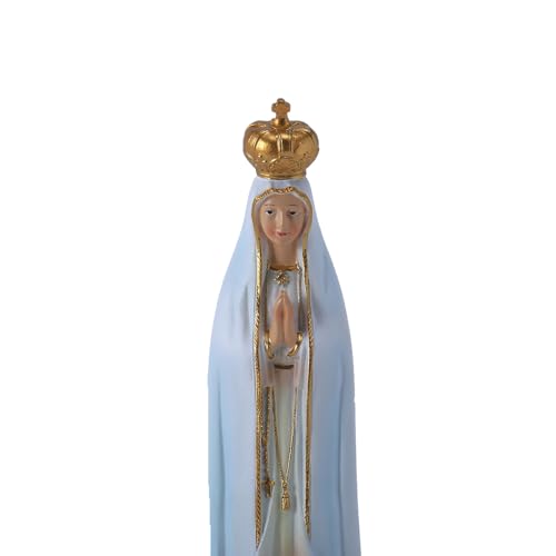 Estatua Religiosa María Nuestra Señora de Fátima 20.5 cm miniatura 6