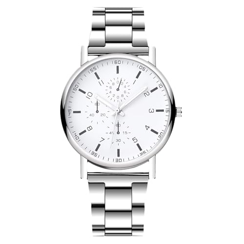 RORIOS �r���v �����Y �A�i���O �N�I�[�c �����Y�r�W�l�X�E�H�b�` ���₷�� ���Ŏ��v �X�e�����X�x���g �l�C �j�� �a�m �A�� wrist watch for men �z���C�g�E3��