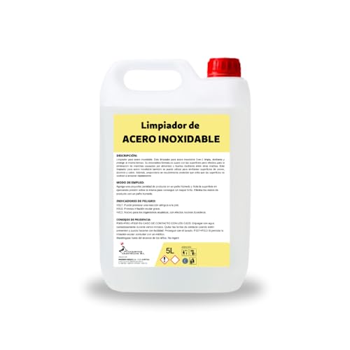 Limpiador de Acero Inoxidable 3 en 1, Garrafa 5L