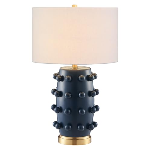 Lámpara de mesa cerámica moderna 25.5 pulgadas azul miniatura 4