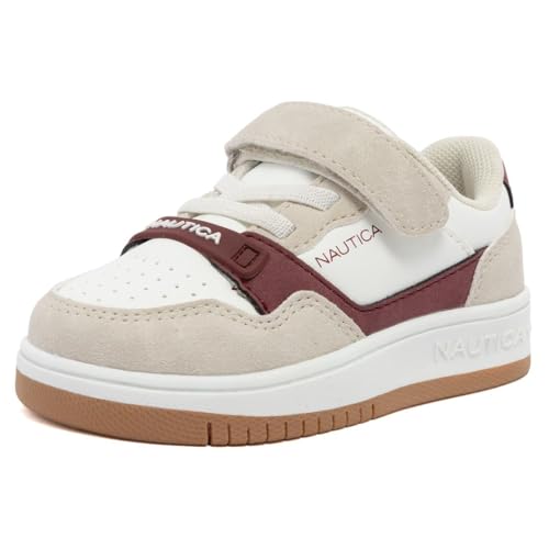 Image of Nautica Kids Adjustable Strap Shoes | Comfortable Casual Sneakers for Boys and Girls, Toddlers & Little Kids