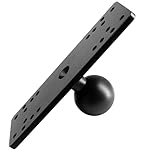 WINDFRD Aluminum Fish Finder Mount with 1.5 Inches/C Size / 38mm Ball, Universal Mounting Plate, Compatible with Garmin, Lowrance, Compatible with RAM Mounts, Scotty, iBOLT and More Arm