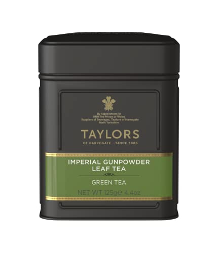 Image of Taylors of Harrogate Imperial Gunpowder Loose Leaf Tin, 4.41 oz