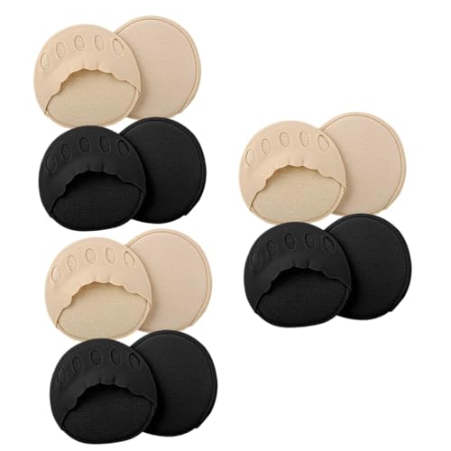 BEBEMOKO 3sets Invisible Socks Women Toe Socks Half Heelless Women's High Heel Toe Half Palm 2pairs*3