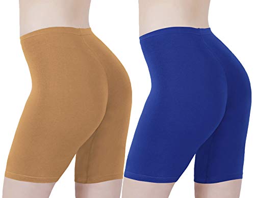 Image of Buy That Trendz Cotton Lycra Tight Fit Stretchable Cycling Shorts Womens | Shorties for Active wear /Exercise /Workout /Yoga /Gym /Cycle /Running Red Grey Combo Pack of 2